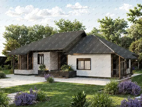 Montažna kuća Domino 141-2, 141 m², Domino