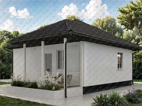 Montažna kuća Domino 66, 66 m², Domino