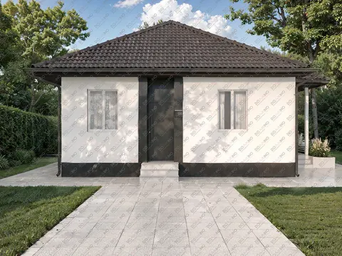 Montažna kuća Domino 66, 66 m², Domino