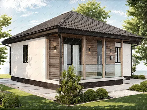 Montažna kuća Domino 67, 67 m², Domino