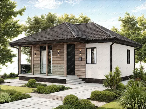 Montažna kuća Domino 67, 67 m², Domino