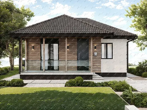 Montažna kuća Domino 67, 67 m², Domino