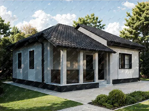 Montažna kuća Domino 73, 73 m², Domino