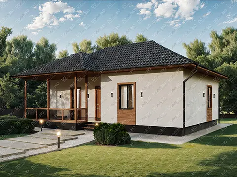 Montažna kuća Domino 98, 98 m², Domino