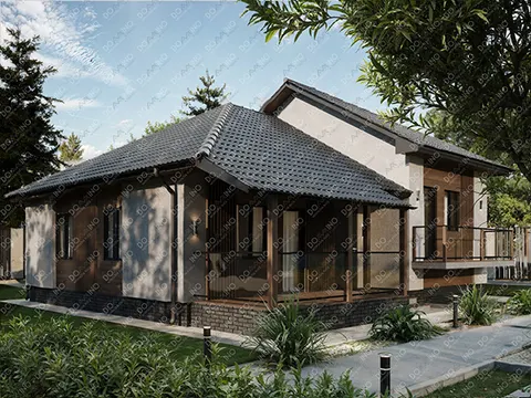 Montažna kuća Domino 99, 99 m², Domino
