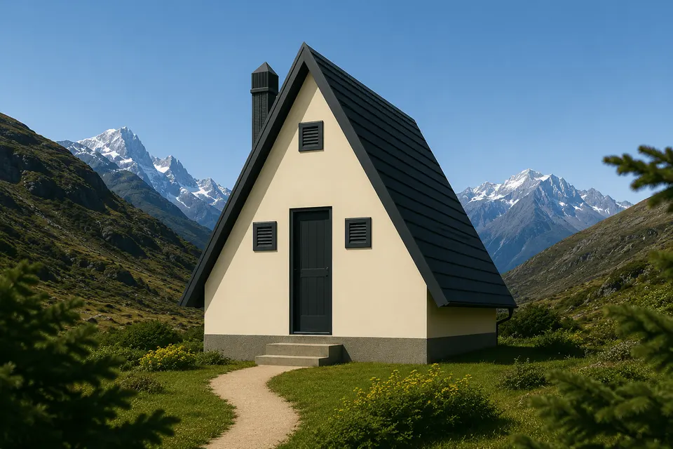 Montažna kuća DomLux A-frame, 45 m², DomLux