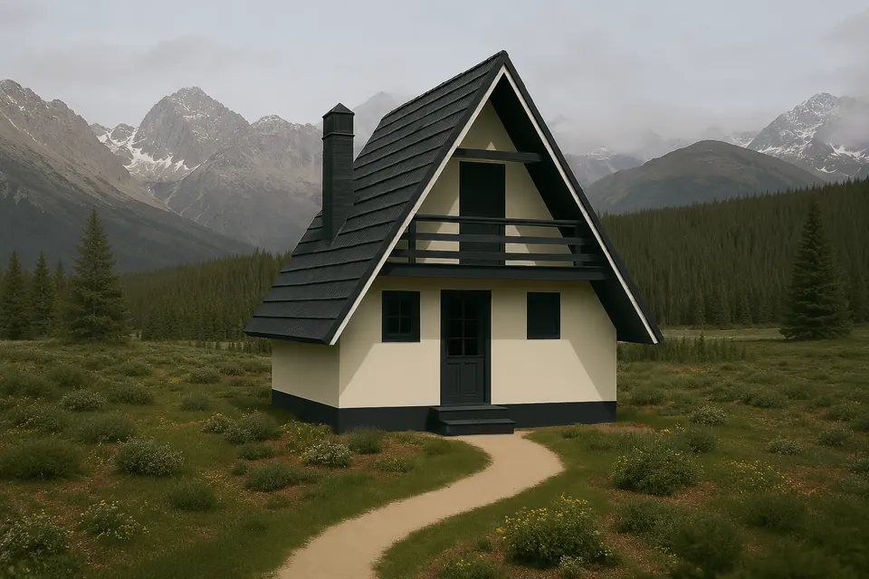 Montažna kuća DomLux A-frame, 45 m², DomLux