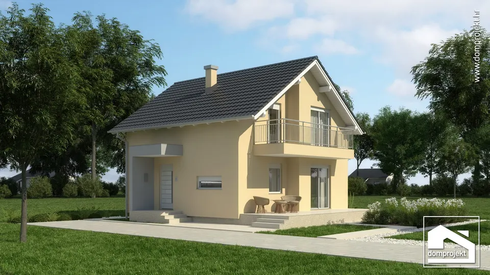 Montažna kuća Alma, 110 m², Domprojekt