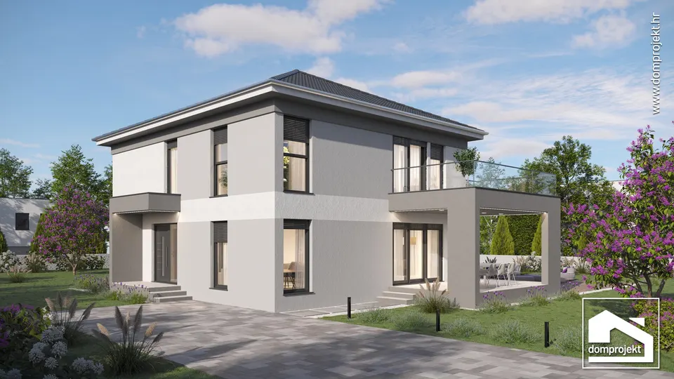 Montažna kuća Amanda, 196 m², Domprojekt