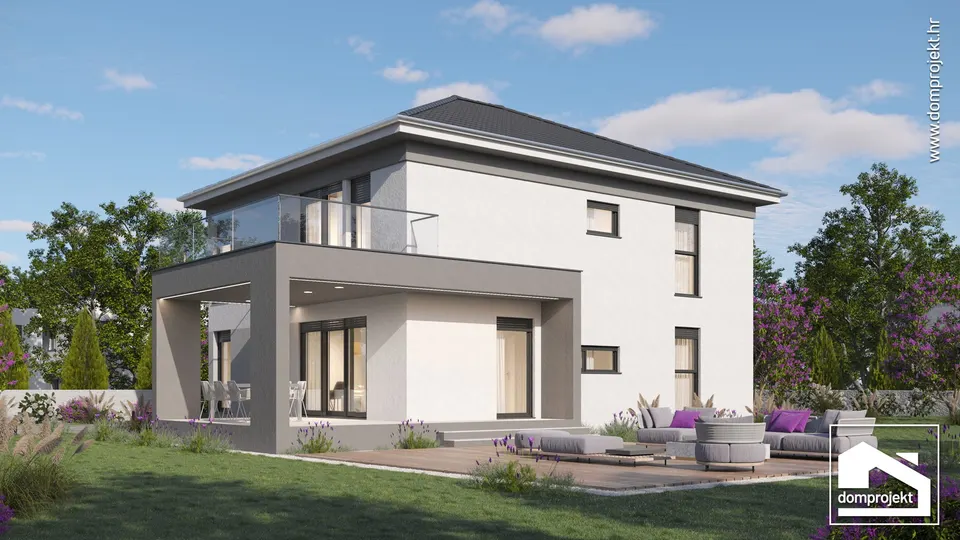 Montažna kuća Amanda, 196 m², Domprojekt