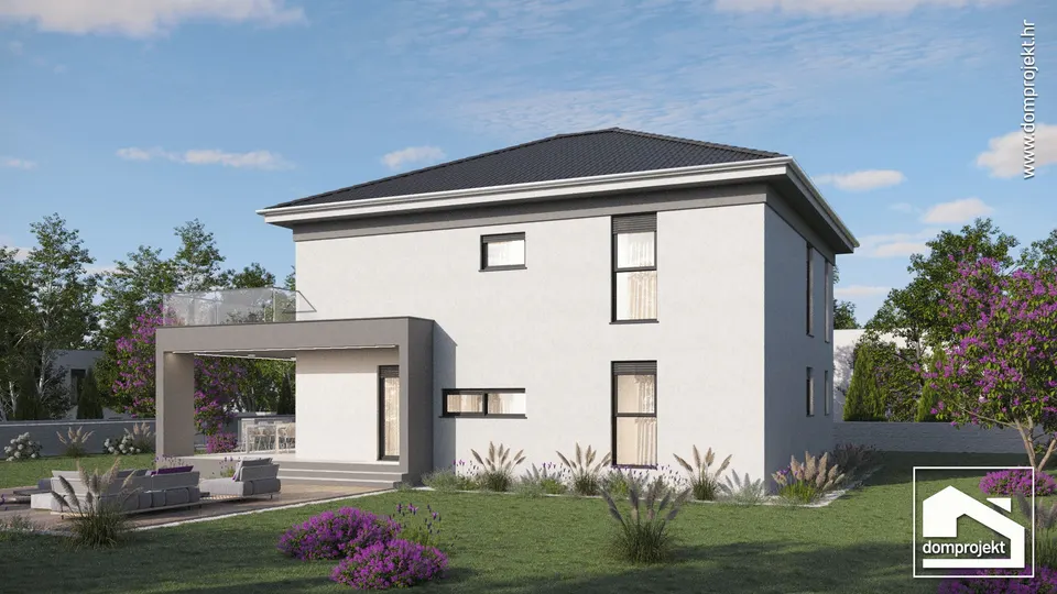 Montažna kuća Amanda, 196 m², Domprojekt