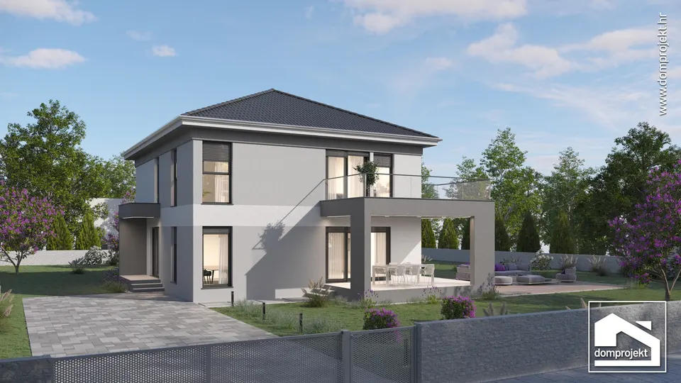 Montažna kuća Amanda, 196 m², Domprojekt