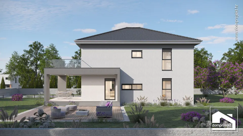 Montažna kuća Amanda, 196 m², Domprojekt