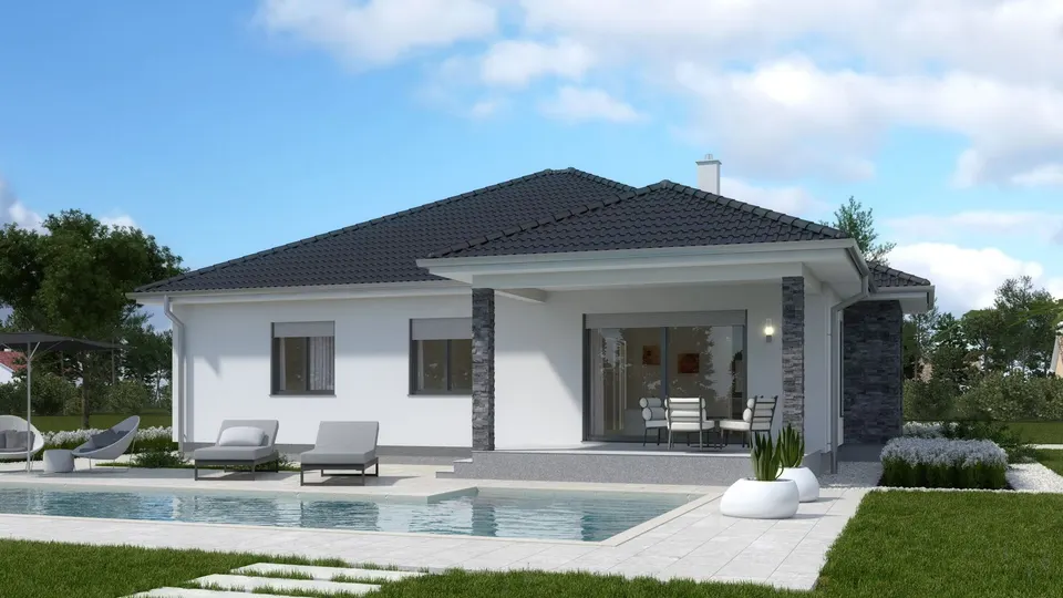Montažna kuća Anamarija, 153 m², Domprojekt
