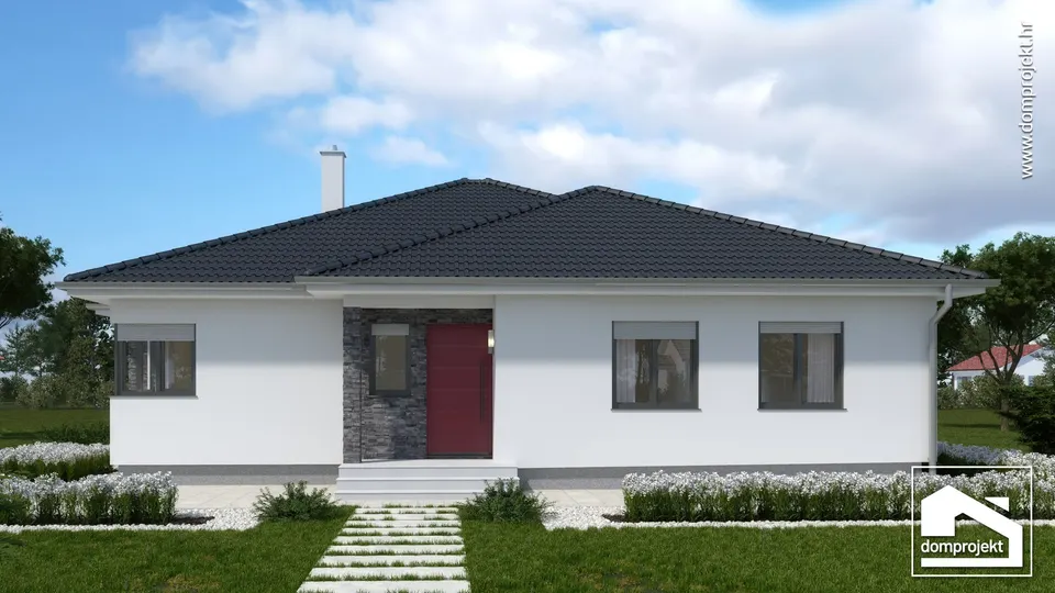 Montažna kuća Anamarija, 153 m², Domprojekt