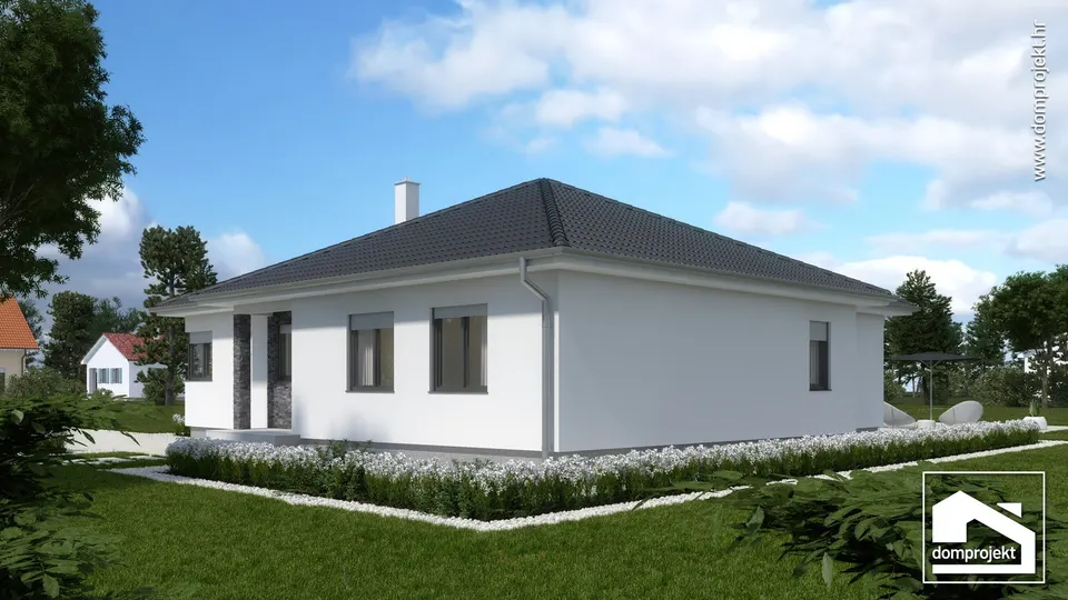 Montažna kuća Anamarija, 153 m², Domprojekt