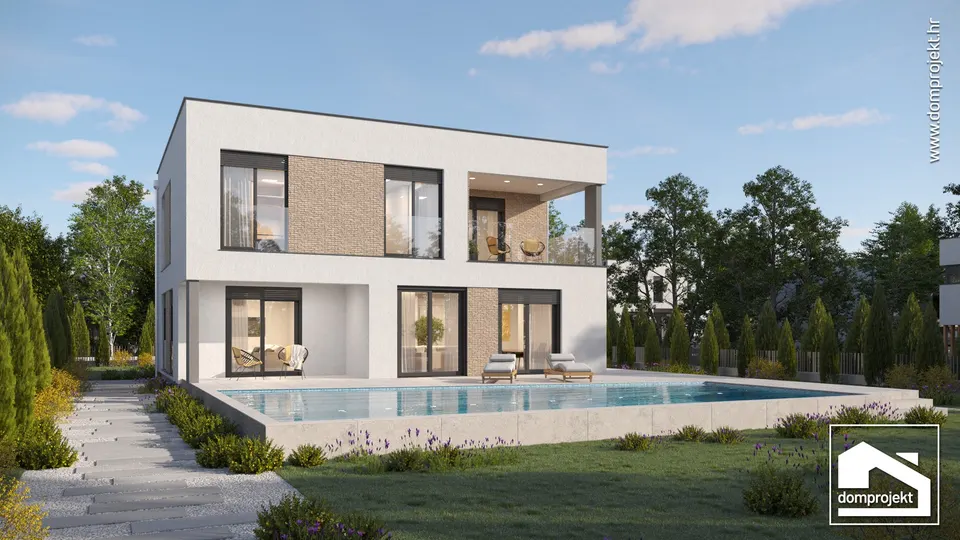 Montažna kuća Beata, 179 m², Domprojekt