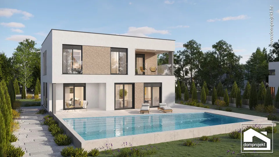 Montažna kuća Beata, 179 m², Domprojekt