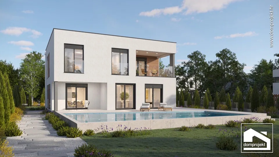 Montažna kuća Beata, 179 m², Domprojekt
