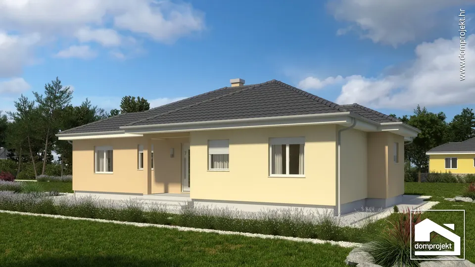 Montažna kuća Bela, 133 m², Domprojekt