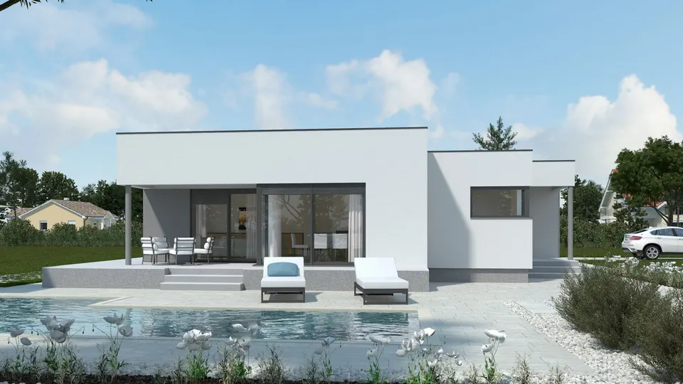 Montažna kuća Catherine, 124 m², Domprojekt