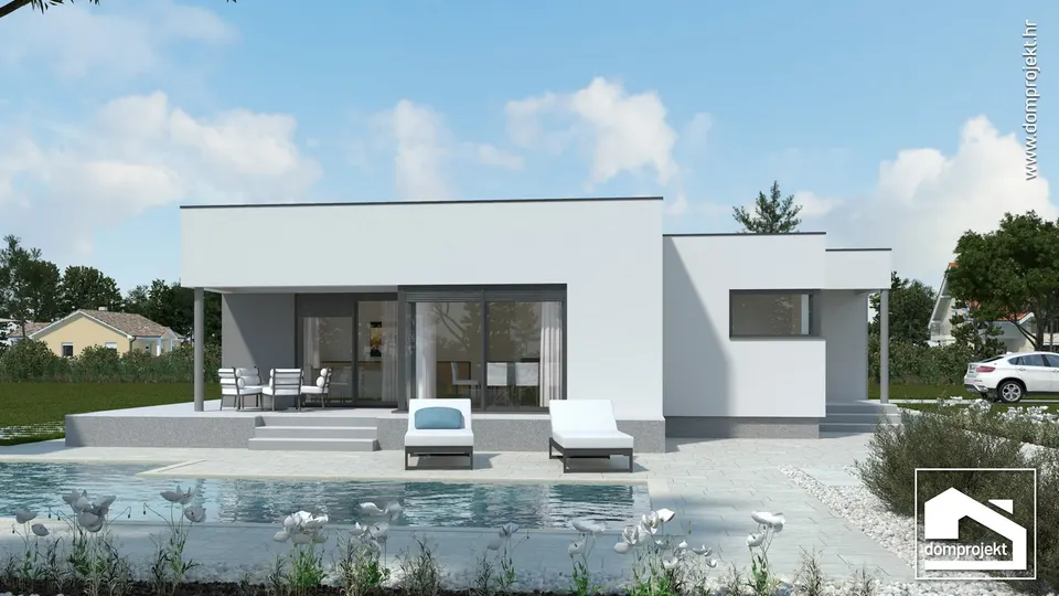 Montažna kuća Catherine, 124 m², Domprojekt