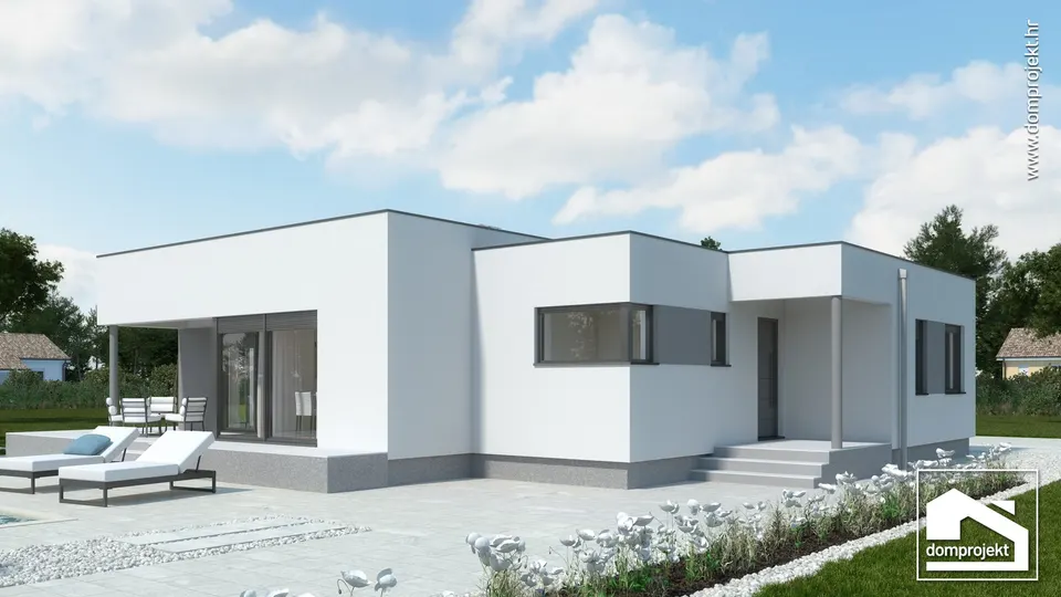Montažna kuća Catherine, 124 m², Domprojekt
