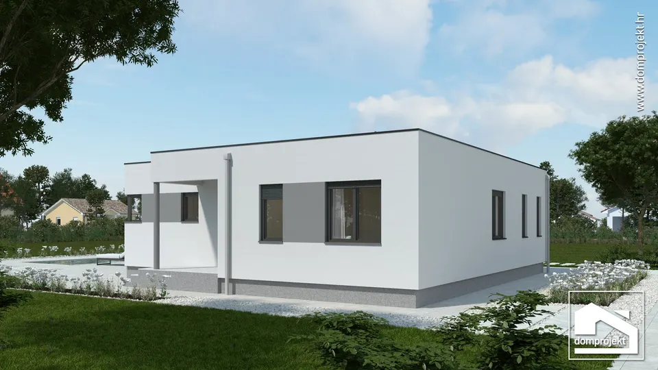Montažna kuća Catherine, 124 m², Domprojekt