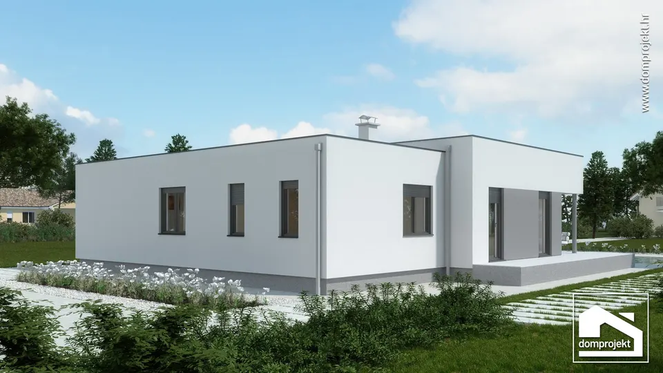 Montažna kuća Catherine, 124 m², Domprojekt