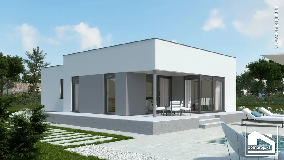 Montažna kuća Catherine, 124 m², Domprojekt
