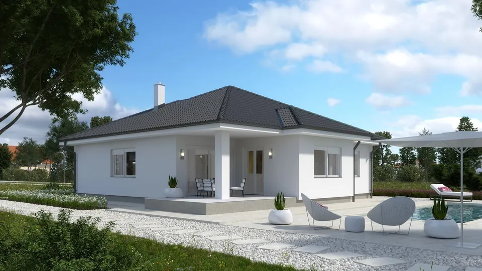 Montažna kuća Claudia, 125 m², Domprojekt