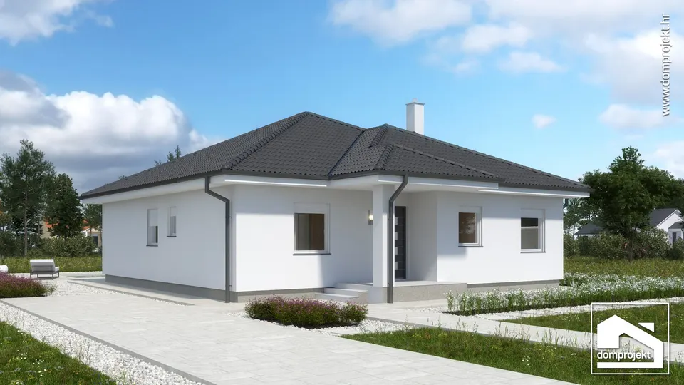 Montažna kuća Claudia, 125 m², Domprojekt