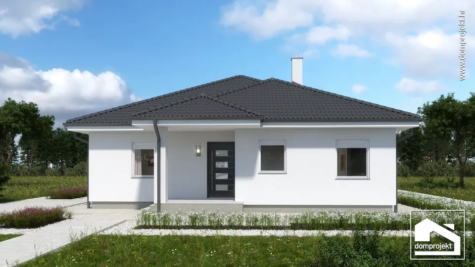 Montažna kuća Claudia, 125 m², Domprojekt