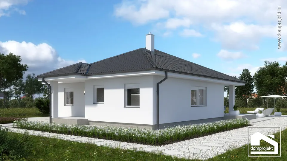 Montažna kuća Claudia, 125 m², Domprojekt
