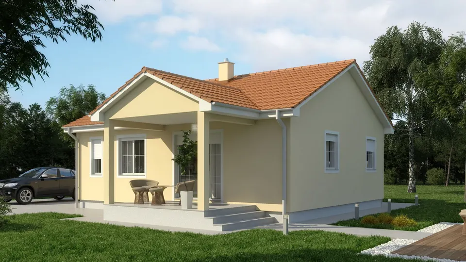 Montažna kuća Dalia, 75 m², Domprojekt