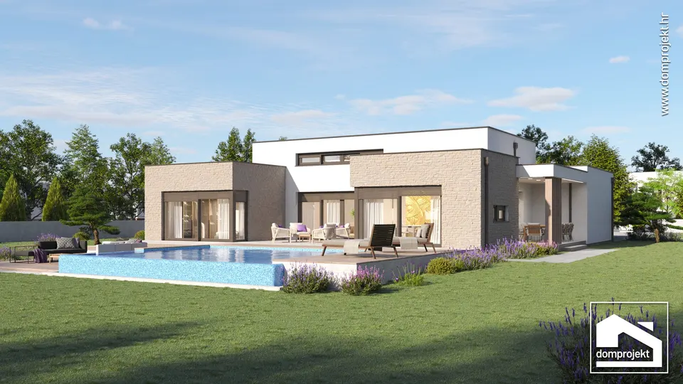 Montažna kuća Edita, 200 m², Domprojekt