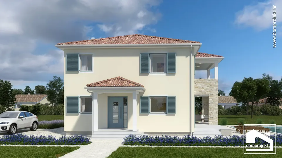 Montažna kuća Edvina, 154 m², Domprojekt