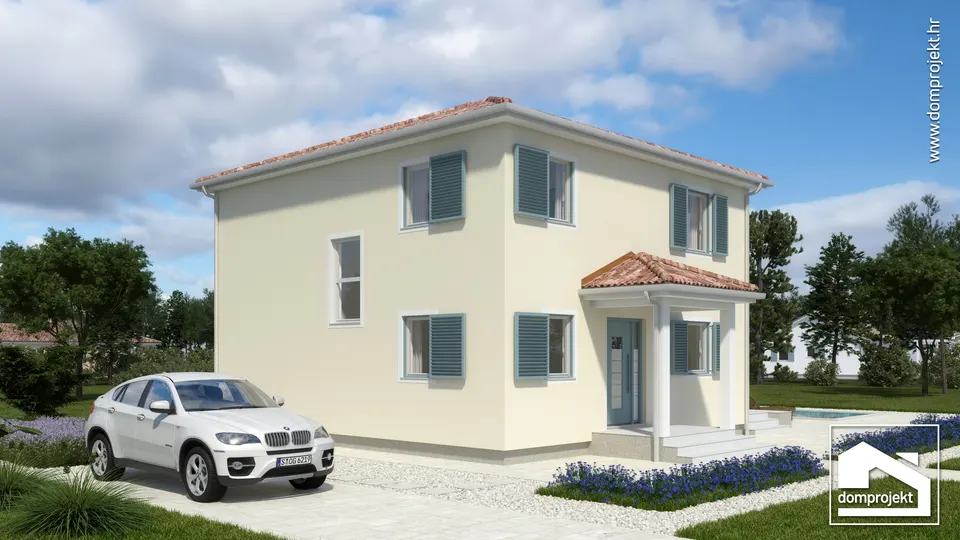 Montažna kuća Edvina, 154 m², Domprojekt
