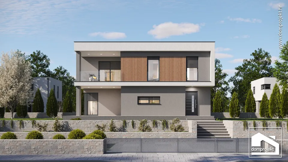 Montažna kuća Elena, 140 m², Domprojekt