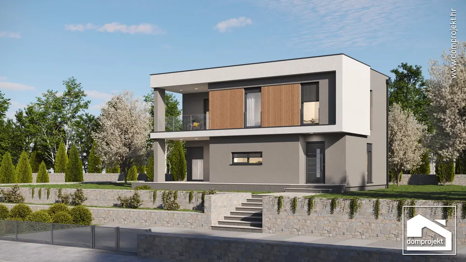 Montažna kuća Elena, 140 m², Domprojekt