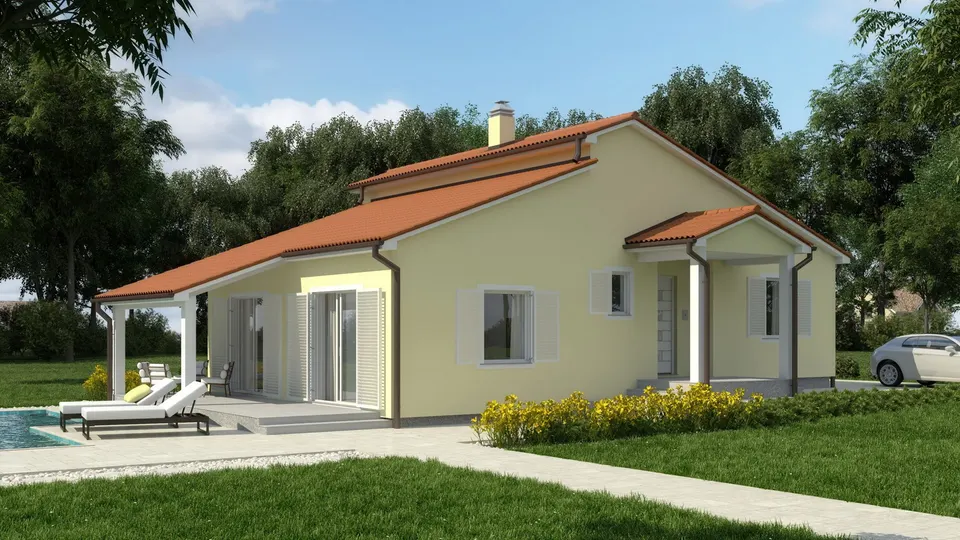Montažna kuća Elis, 105 m², Domprojekt