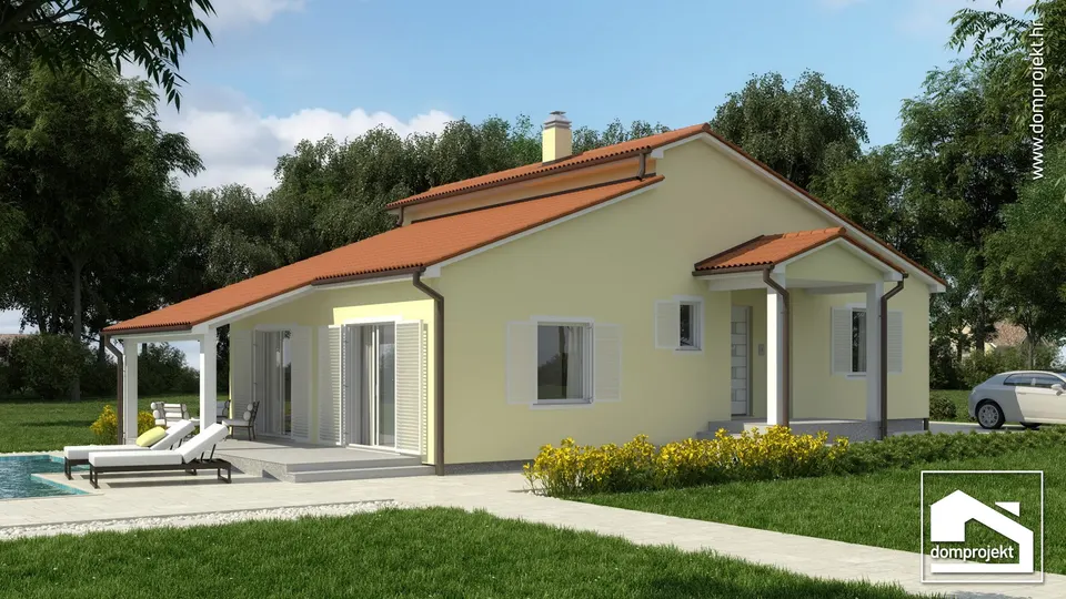Montažna kuća Elis, 105 m², Domprojekt