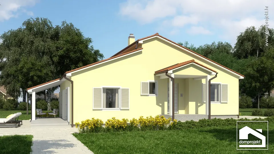 Montažna kuća Elis, 105 m², Domprojekt