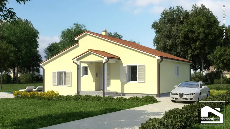 Montažna kuća Elis, 105 m², Domprojekt