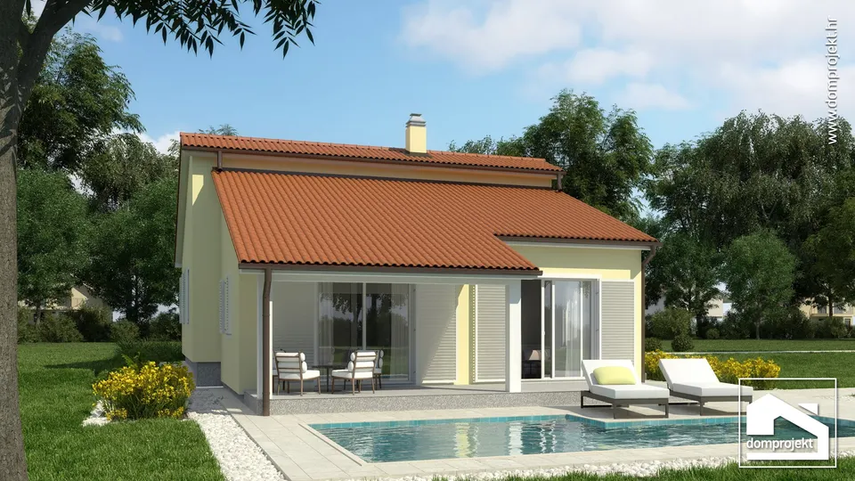 Montažna kuća Elis, 105 m², Domprojekt