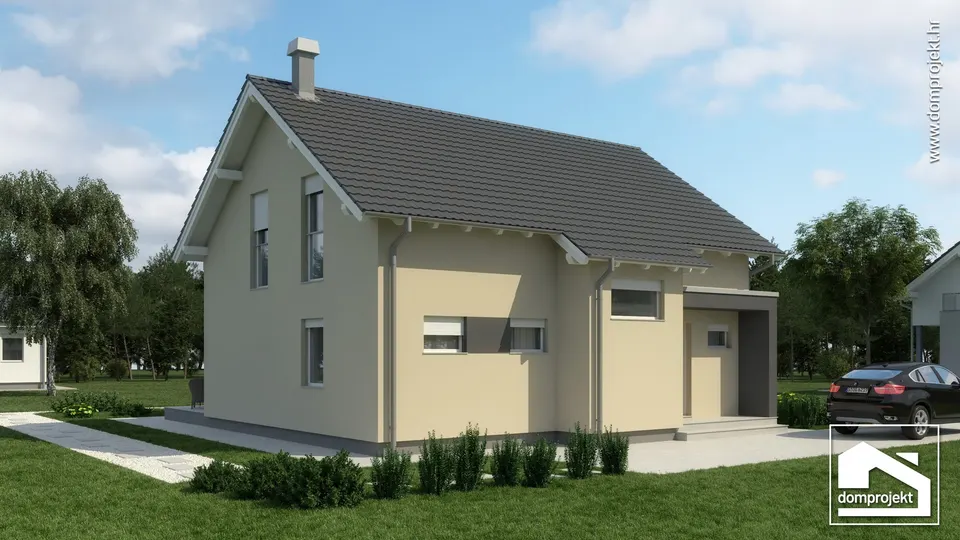 Montažna kuća Emanuela, 165 m², Domprojekt