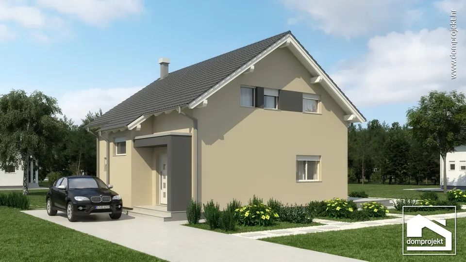 Montažna kuća Emanuela, 165 m², Domprojekt