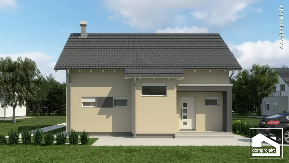 Montažna kuća Emanuela, 165 m², Domprojekt