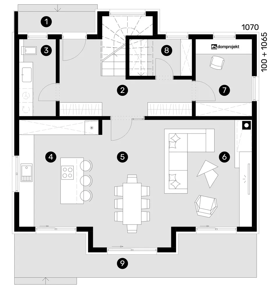 Osnova: Domprojekt Emanuela, 165 m²