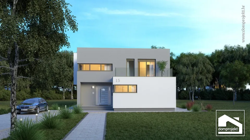 Montažna kuća Giulietta, 197 m², Domprojekt